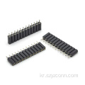 2.54mm 가공된 암 헤더 커넥터 12P